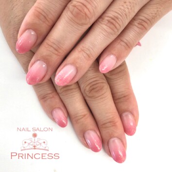 みらい平 グラデーションネイル ネイルサロンプリンセス