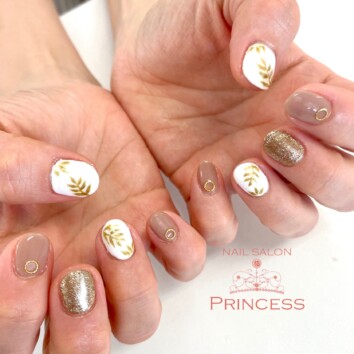 つくばみらい市　ボタニカルネイル　ネイルサロンプリンセス