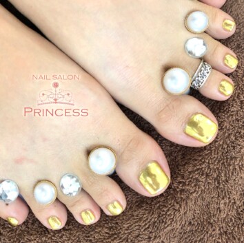 つくばみらい市 ミラーネイル ネイルサロンプリンセス