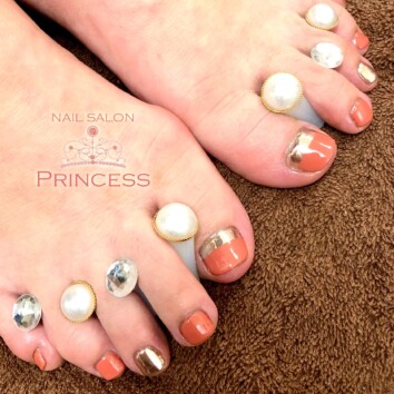 みらい平 ミラーネイル ネイルサロンプリンセス