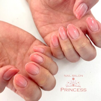 みらい平　グラデーションネイル　ネイルサロンプリンセス