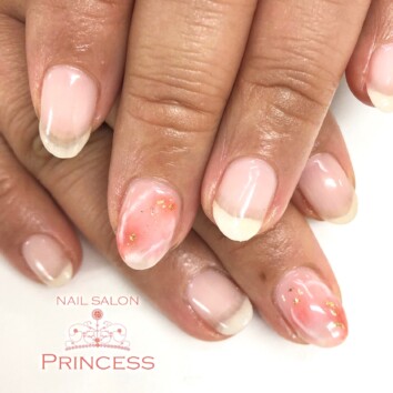 つくばみらい市 ニュアンスネイル ネイルサロンプリンセス
