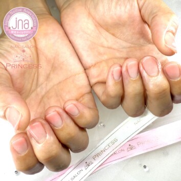 つくばみらい市　グラデーション　オフィスネイル　ネイルサロンプリンセス