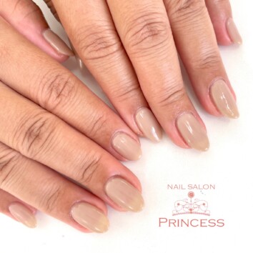 つくばみらい市　オフィスネイル　シンプルネイル　ネイルサロンプリンセス